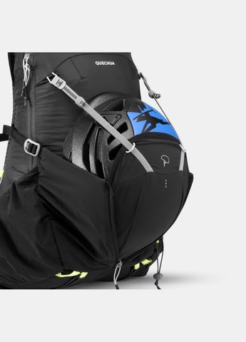 Туристический Рюкзак FH500 17л 48 х 34 х 21 см Черный Совместимые с Питьевой Системой Дождевик Quechua (342967086)
