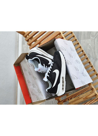 Черно-белые демисезонные кроссовки мужские и женские nike air max dawn black white | найк аир макс давн черно-белые No Brand