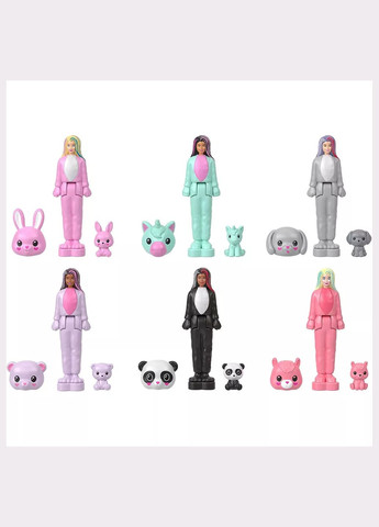 Кукла-сюрприз Mini BarbieLand Cutie Reveal в ассортименте (HYM25) Barbie (333252027)