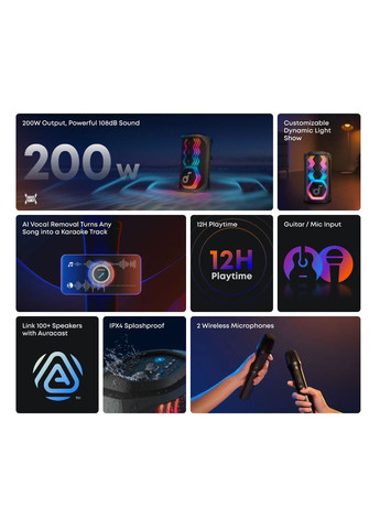 Акустическая система SoundCore Rave 3S Black (A31A3012) Anker (341737832)