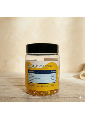 Омега-3 Ideal fish oil 120 капсул Body Beauty No Brand (370859028)