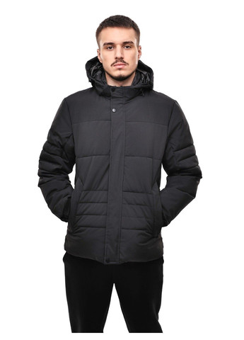 Черная зимняя куртка зимняя мужская No Brand