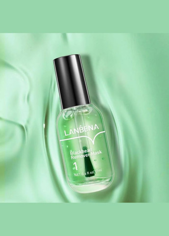 Маска-сыворотка для удаления черных точек глубокая очистка Blackhead Remover Mask 17 ml з бумажными полосками LANBENA (278235141)