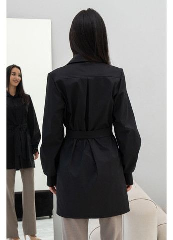 Черная праздничный, классическая, кэжуал рубашка RiMari