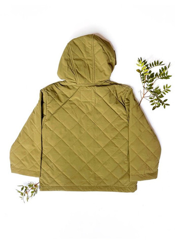Оливкова (хакі) демісезонна куртка 164 см хакі артикул л185 Zara