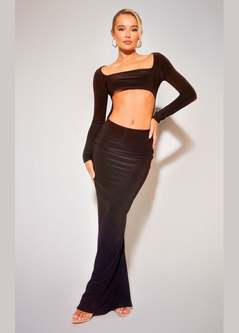 Коричневое платье PrettyLittleThing