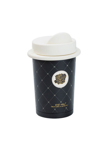 Термочашка CC•KU 460 мл із кришкою фліп топ, Happy Life (328603531)