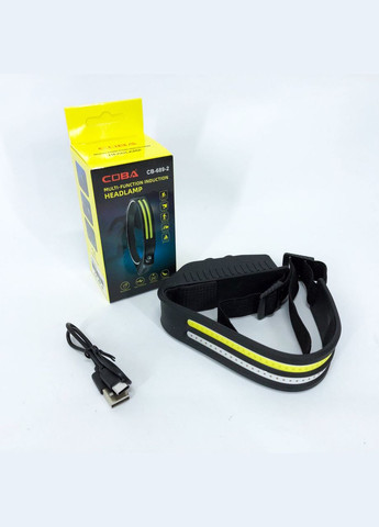 LED Ліхтар налобний BL-W689-LM+2COB (white+red) датчик руху, Ліхтарик на голову із зарядкою Bailong (369562018)