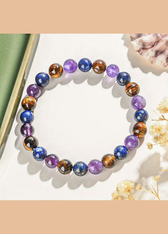 Браслет из аметиста, лазурита и тигрового глаза (80192) Hemst (334305627)