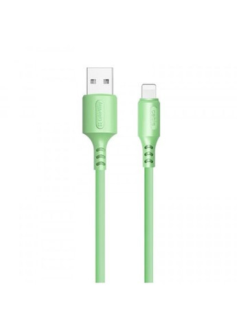 Дата кабель (CWCBUL042-GR) Colorway usb 2.0 am to lightning 1.0m soft silicone green (268141169)