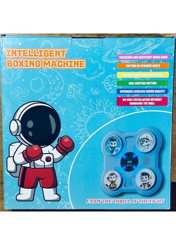 Музыкальный тренажер-мишень для бокса с LED-подсветкой Белый (2104618925) No Brand (372639275)