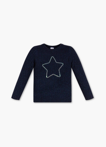 Синий демисезонный свитер для девочки 128 размер синий 2026489 C&A