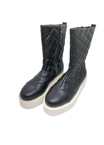 Черевики жіночі кожані стьогані Chanel (315761227)