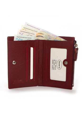 Шкіряний жіночий гаманець Classik WN-23-8 wine-red Dr. Bond (282557182)