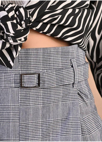 Штани жіночі чорна клітинка сірі Elfberg (305847708)