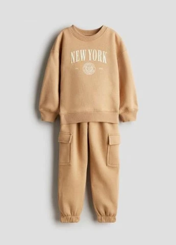 Коричневий комплект H&M