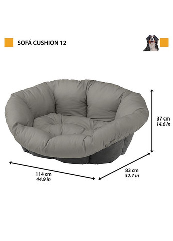 Подушка для лежачих для собак и кошек Sofa' Cushion Cities (Ферпласт Софа Кушин Ситиес) 114 x 83 x h 37 см 12 Ferplast (297512252)