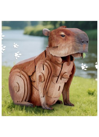 Пазл (DS1177h) Cubic Fun тривимірний Дикі тварини Капибара (366066922)