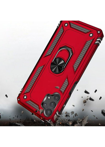 Ударостійкий чохол Serge кільце для Magnet для Samsung Galaxy A13 4G Червоний Epik (372499677)