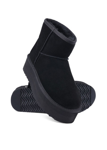 Женские Угги ATTU-19 ОЗ-24-25 Черный Велюр Attizzare (368798496)