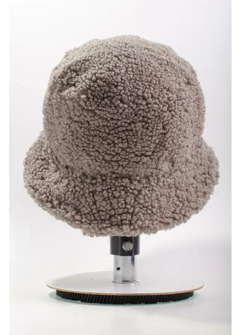 Панама женская Тедди флис беж No Brand (369924976)