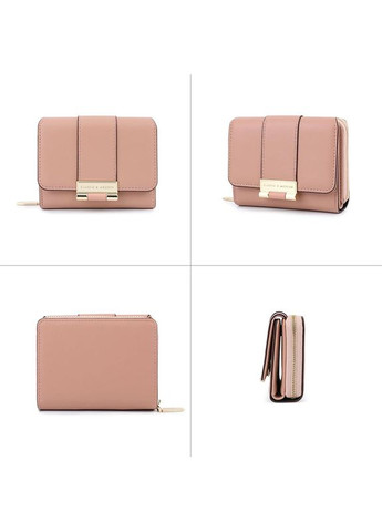 Женский кошелек STAR C319-2B Pink для купюр и карт на молнии с застёжкой повседневный 5шт Eastern (352012189)