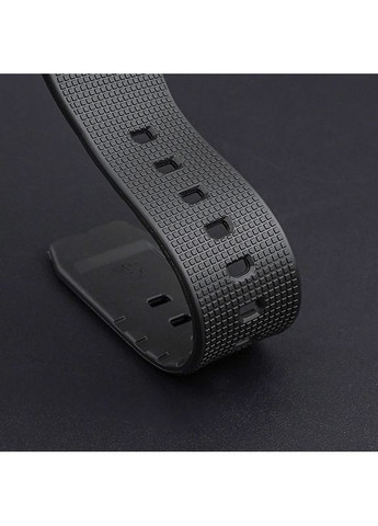 Ремінець для Casio G-Shock чорний універсальний поліуретановий браслет для годинника пряжка 16 мм ProDobro (367265692)