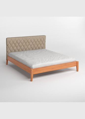 Односпальне дерев'яне ліжко Венеція ДК /Аляска 23 (Бежевий) 80х190 см (MBG-5677) Mebigrand (366083739)