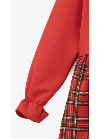 Червона сукня святкова з принтом для дівчинки 1082 116 см shop (2000999331053) Aura Style (368866440)