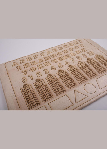 Дитячий набір стіл та стілець + таблиця множення та алфавіт (укр.). Екопродукт. HM furnitura (330603625)