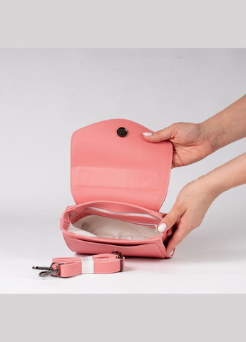 Сумка женская Кросс боди функциональная розовая из экокожи NIUNIU (333594186)