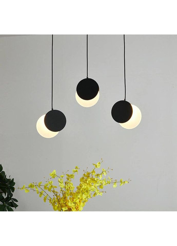 Люстра светодиодная подвесная LED светильник для квартиры на потолок лэд 26673 Черный 30-200х18х10 см. Sunnysky (324396206)