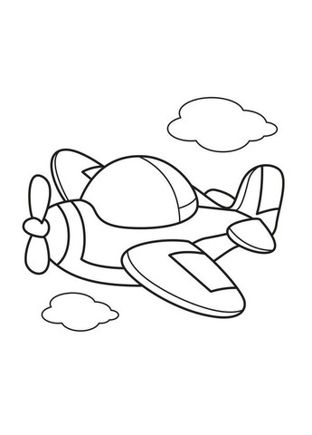 Раскраска А4, 8 страниц, мягкая обложка Самолет, серия Раскраска для малышей Книжковий хмарочос (322576571)