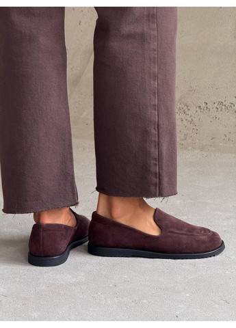 Замшеві Лофери з анатомічним носиком для широкої стопи Helen (355796333)