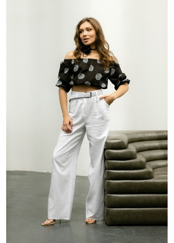 Чёрная блуза-топ 2076.5397 Seventeen