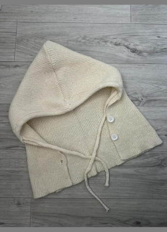 Шапка-капор в'язана One Size 55-58 Чорний (5010) No Brand (358052719)