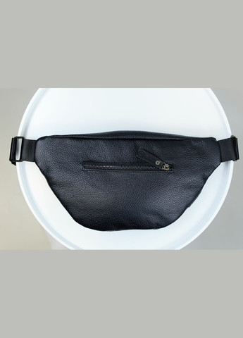 Сумка мужская бананка кожаная черная SKILL (297869017)