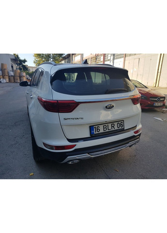 Накладка на задний бампер EuroCap 2015-2018 ( ) для Kia Sportage рр ABS (389422782)
