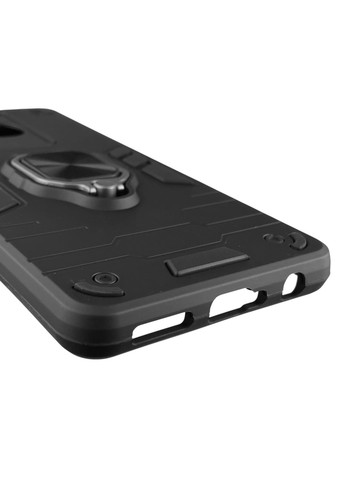 Чохол для телефона Spark 20 Pro (KJ6) броньований з магнітним кільцем-тримачем на техно спарк 20 про чорний Tecno (366230269)