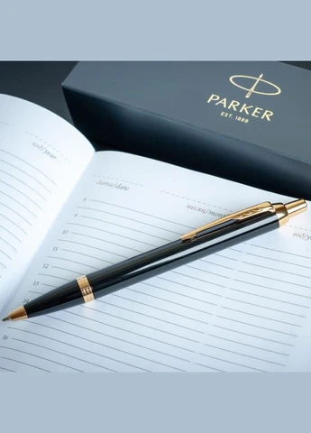 Шариковая ручка IM 17 Black GT BP Эмблема ВСУ 22032_W001y Parker (316623440)
