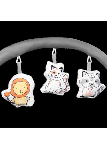 Манеж Flower Grey Scandi, сірий Lionelo LO-FLOWER GREY SCANDI (336330338)