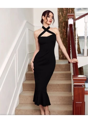 Чорна сукня SHEIN