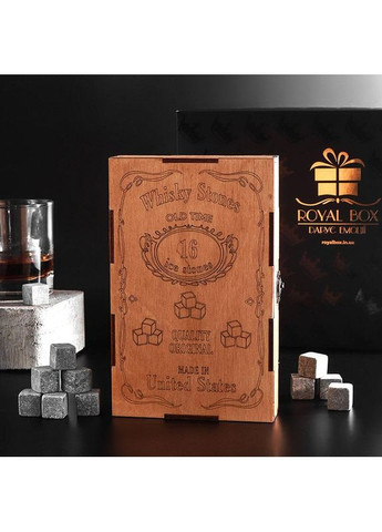 Камені для віскі США Whisky Stones (СЕРТИФІКАТ) Деревяна 16шт No Brand (365654975)