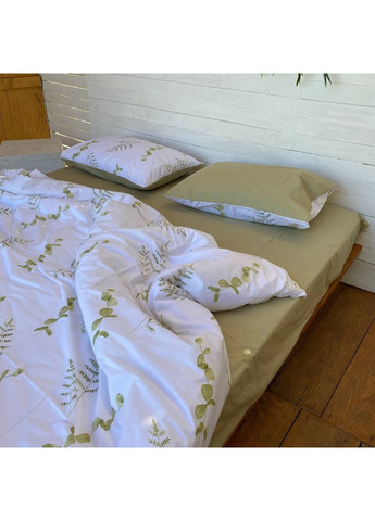 Постільна білизна з резинкою Подих лісу ранфорс Двухспальний розмір, наволочки 50/70 No Brand (363193101)