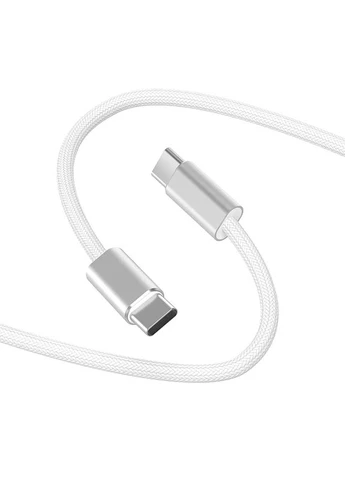 Дата кабель Type-C to Type-C 240W плетений 1,5 м алюміній No Brand C101 Essen (402064679)