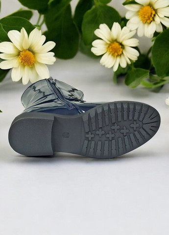 Синие повседневные осенние ботинки демисезонные осенние для девочки утепленные том м 1714 синие Tom.M