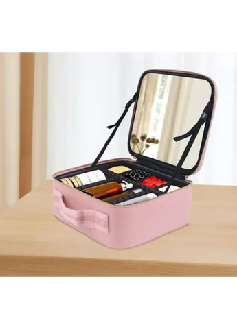 Косметичкаорганайзер із LED дзеркалом No Brand - (361971337)