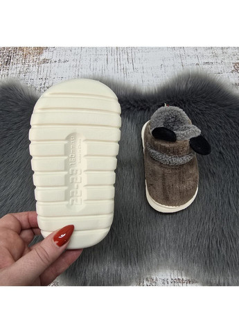 Тапочки чуні дитячі вельветові на об'ємній пінковій підошві Lion (370303129)