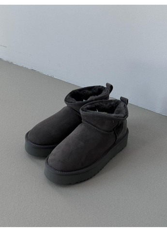 Жіночі Уггі UGG Ultra Mini Platform Grey (Замша) (366320934)