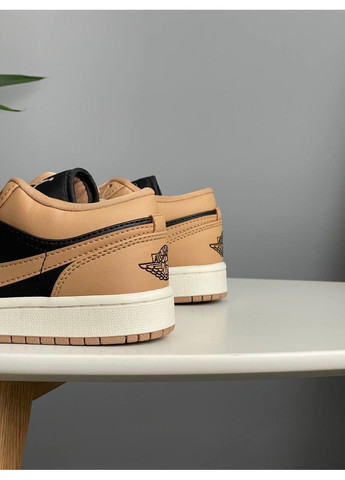 Кроссовки женские и мужские Nike Air Jordan 1 Low GS "Desert" | Найк Эир Джордан 1 коричневые No Brand коричневые демисезоны (360894525)